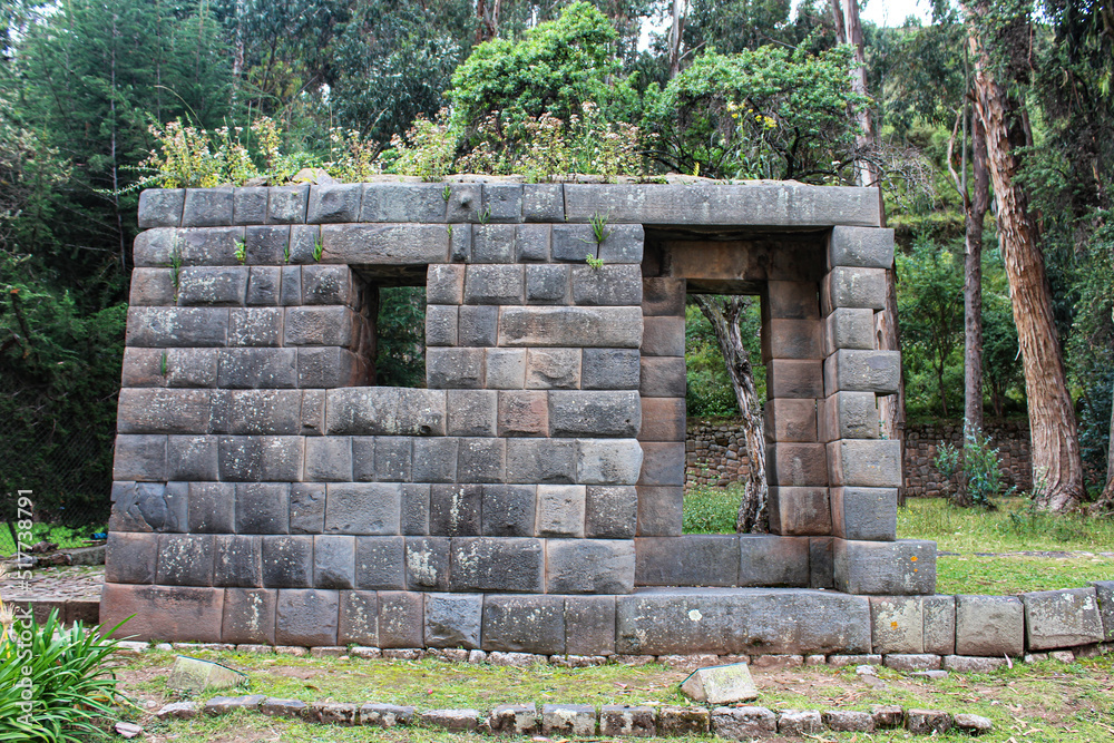 Portada del Palacio de Manco Inca en Cusco llamado también Qolqampata ...