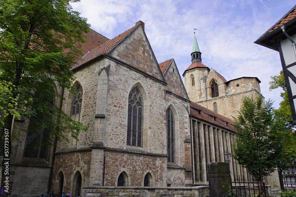 Fototapeta premium Evangelical Church of St. Magni, Brunswick, Germany.