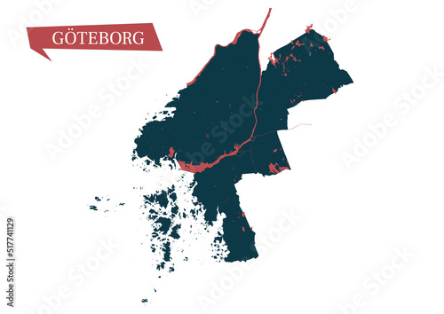 Goeteborg water map