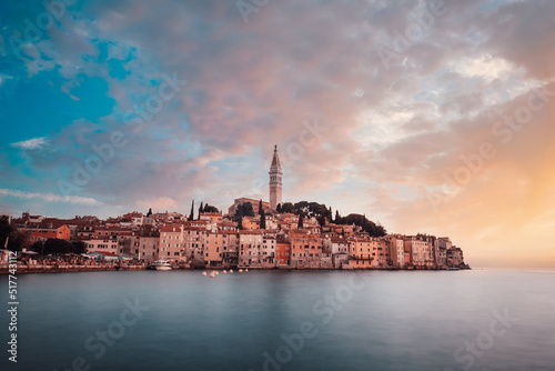 Considered one of the most beautiful towns on the Istrian coast, Rovinj is an atmospheric village gathered on a small peninsula jutting into the sea.