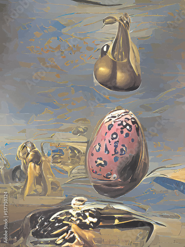 still life with eggs