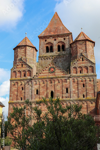 Alsace - Bas-Rhin - Marmoutier - Abbaye Saint-Etienne - Fa  ade occidentale 