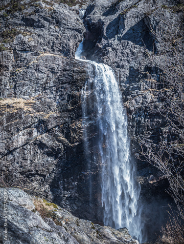 Månafossen is a waterfall in Gjesdal municipality in Rogaland county, Norway photo