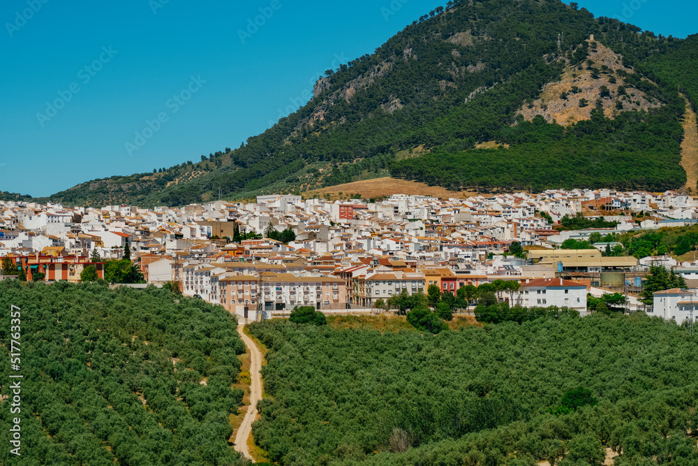 view of Rute, in Andalusia, Spain