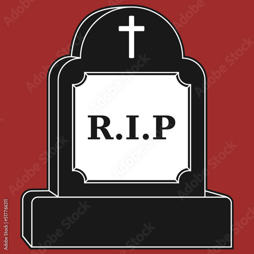gravestone vector design