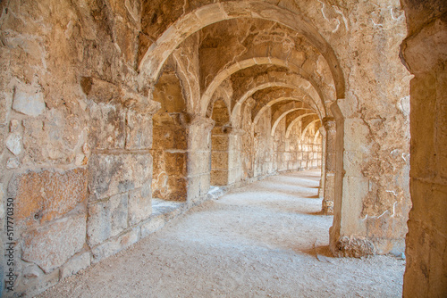 Old amphitheater Aspendos in Antalya, Turkey 