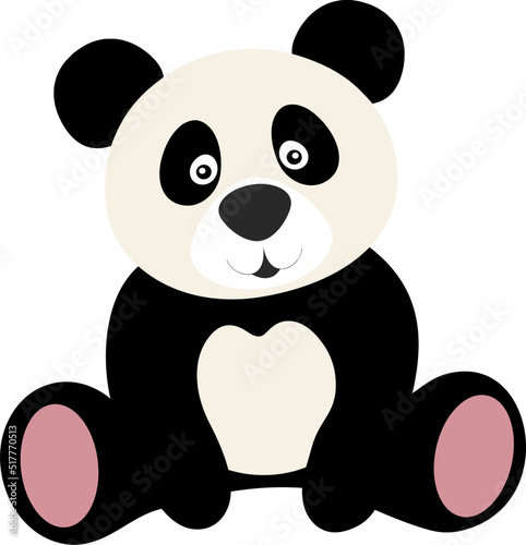 Fototapeta Naklejka Na Ścianę i Meble -  Cute panda bear