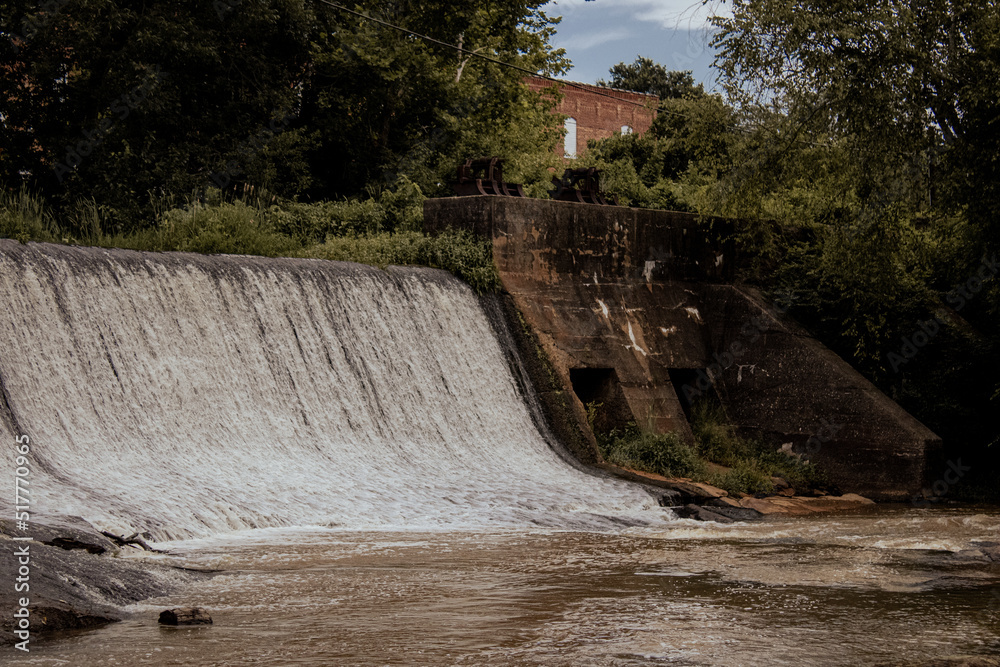 Obraz premium dam on the river