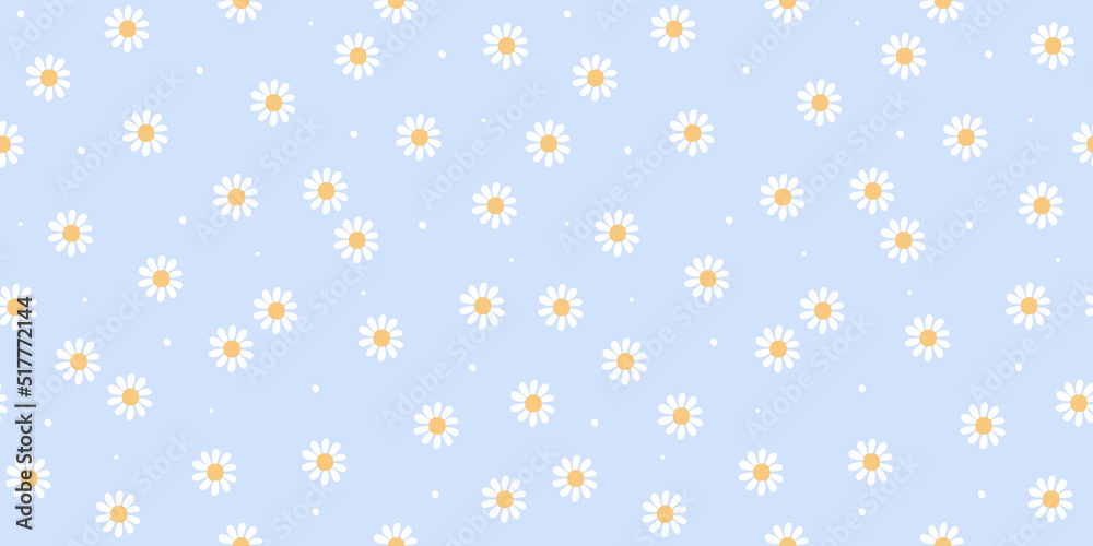 Floral seamless pattern. Vector design for fabric
