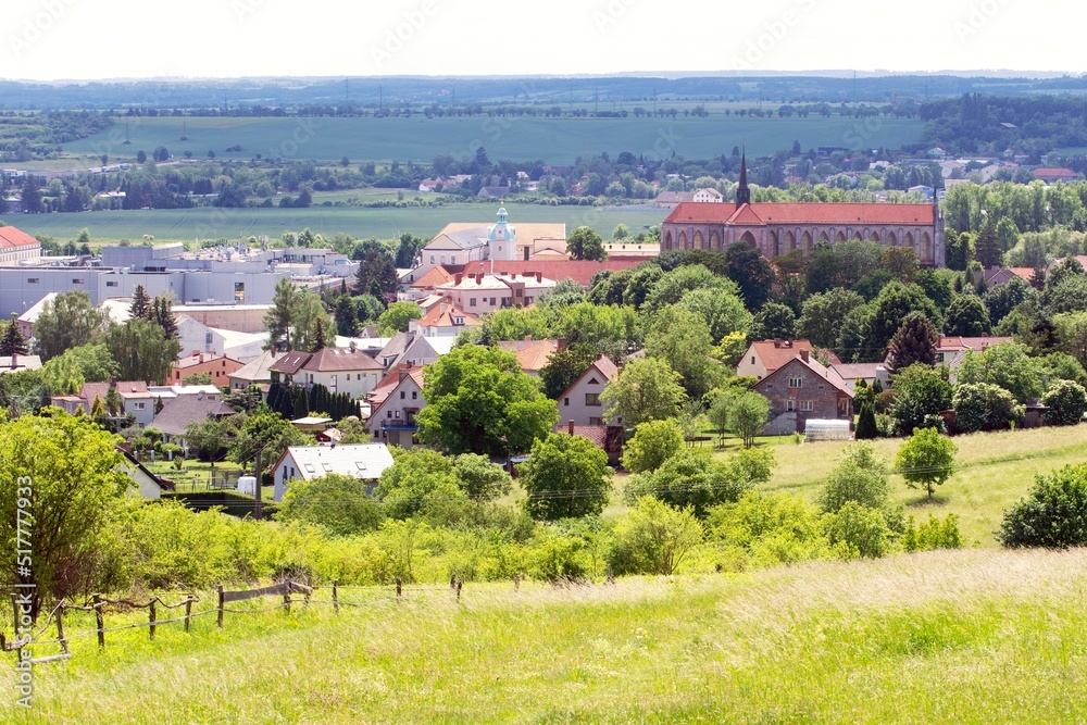 Panorama of Kutna Hora, in the Czech Republic.
