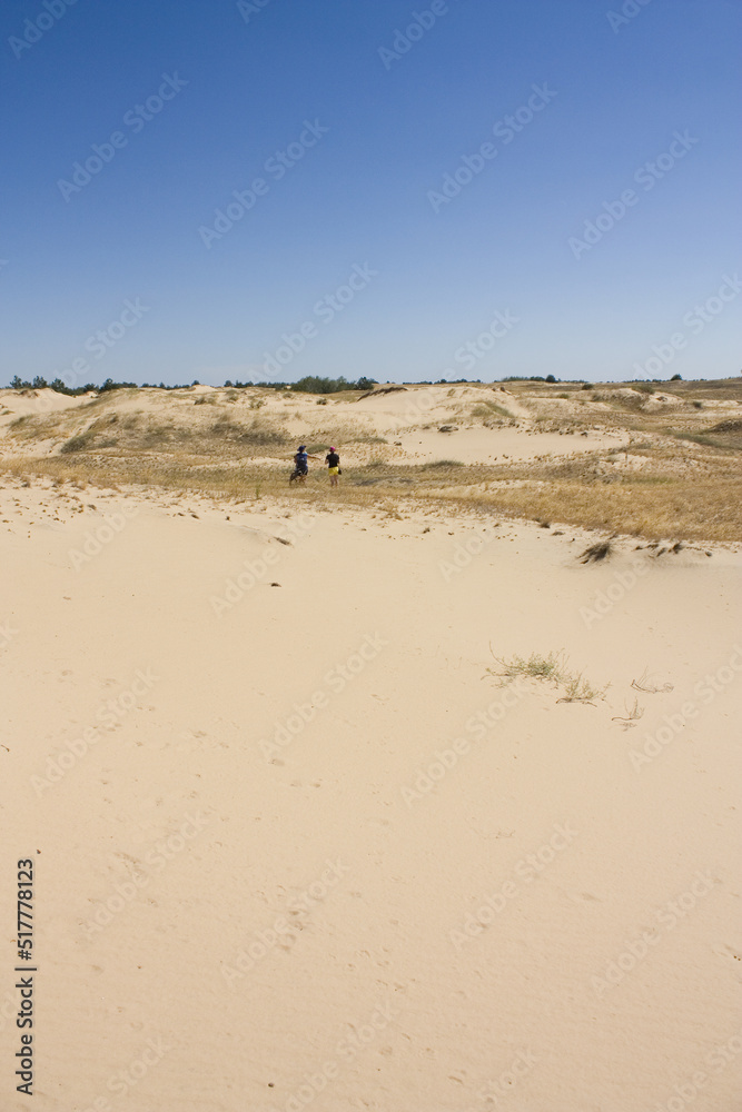 Oleshkiv Sands National Nature Park in the Kherson Region in Ukraine