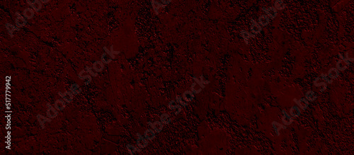 Red painted wall texture, Dark red old style red grunge texture with dust and spots for wallpaper, construction and design related works.