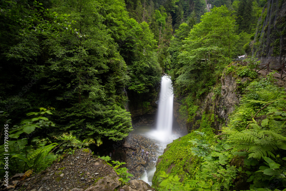 Palovit Waterfall in Camlihemsin Rize Turkey Palovit Waterfall in Camlihemsin Rize Turkey
