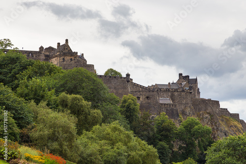Edinburgh Castle, historic castle in Edinburgh, UK.