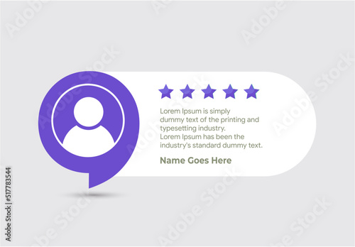 Creative Testimonial Template, Quote , What Our Clients Say , Infographic Template Editable Vector Illustration 
