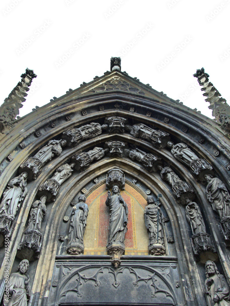 Obraz premium Maastricht, The Netherlands - July 2022: Visit the beautiful city of Maastricht - View of the religious monuments