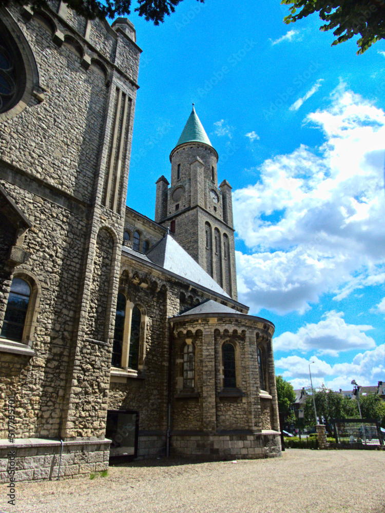 Fototapeta premium Maastricht, The Netherlands - July 2022: Visit the beautiful city of Maastricht - View of the religious monuments