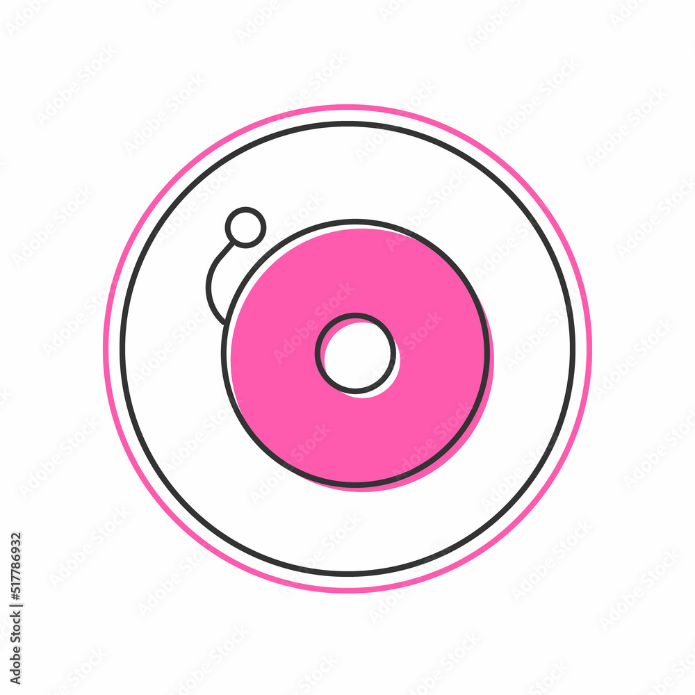 Filled outline Ringing alarm bell icon isolated on white background. Alarm symbol, service bell, handbell sign, notification symbol. Vector Filled outline Ringing alarm bell icon isolated on white background. Alarm symbol, service bell, handbell sign, notification symbol. Vector