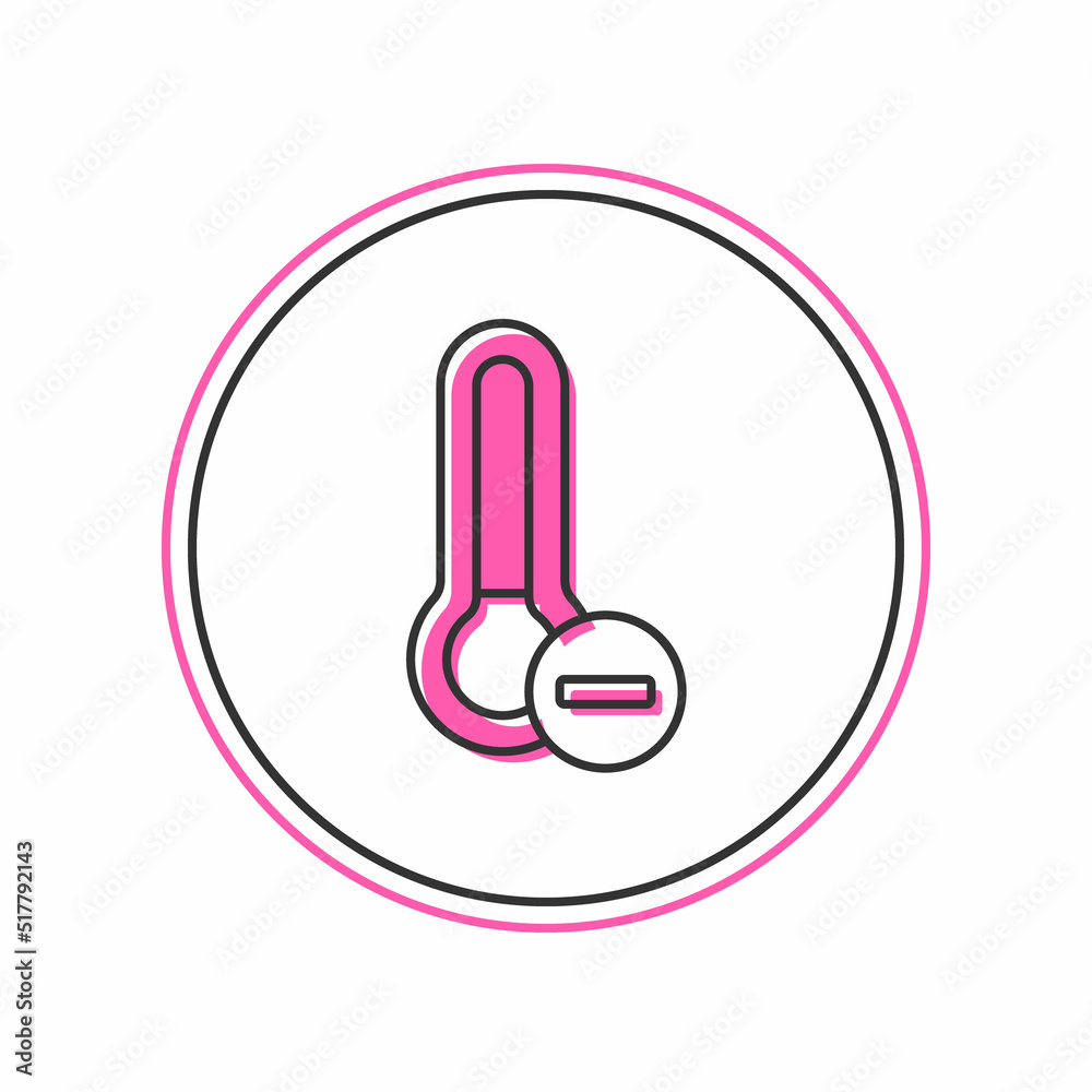Filled outline Meteorology thermometer measuring icon isolated on white background. Thermometer equipment showing hot or cold weather. Vector Filled outline Meteorology thermometer measuring icon isolated on white background. Thermometer equipment showing hot or cold weather. Vector