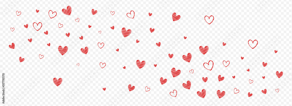 Red Heart Vector Panoramic Transparent Backgound. Red Heart Vector Panoramic Transparent Backgound.