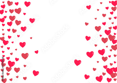 Pink Papercut Vector White Backgound. Happy Heart