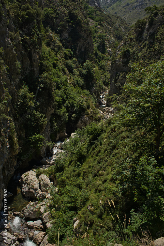 Senda del Cares, from Cain to Poncebos, in Picos de Europa, Cantabria, Spain. Senda del Cares, from Cain to Poncebos, in Picos de Europa, Cantabria, Spain.
