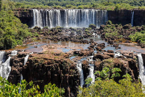 Iguazu cascade in the park