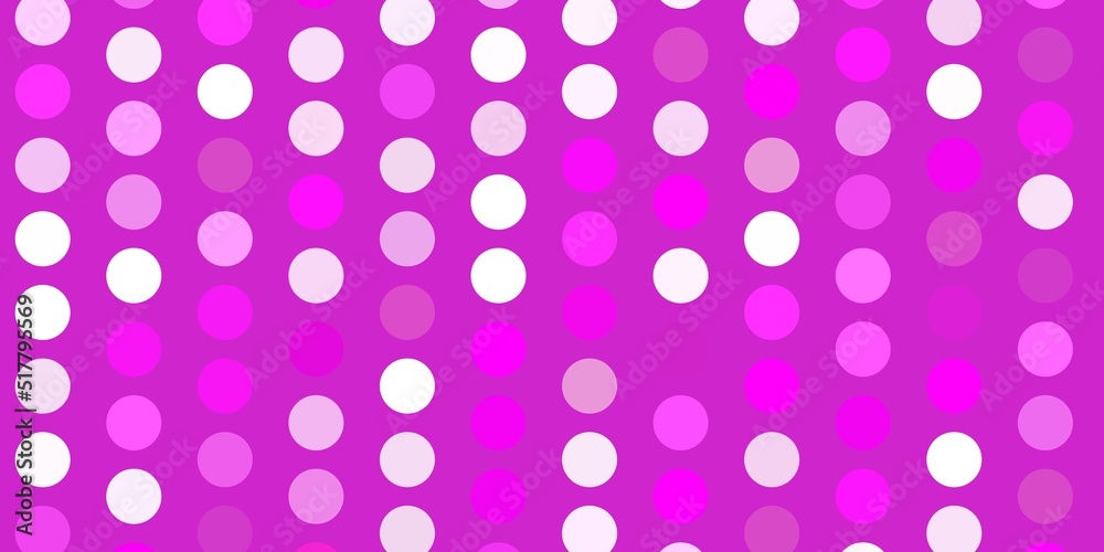 Light pink vector backdrop with dots. Light pink vector backdrop with dots.