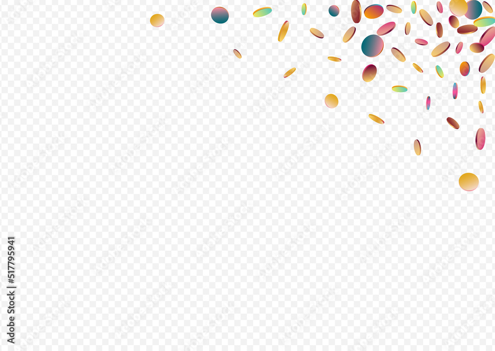 Gradient Confetti Fun Transparent Background. Gradient Confetti Fun Transparent Background.