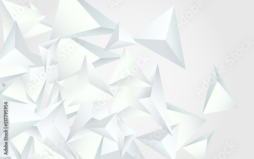 White Elements Graphic Vector  Gray Background.