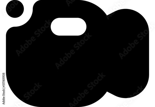 Video Camera Icon Glyph Style