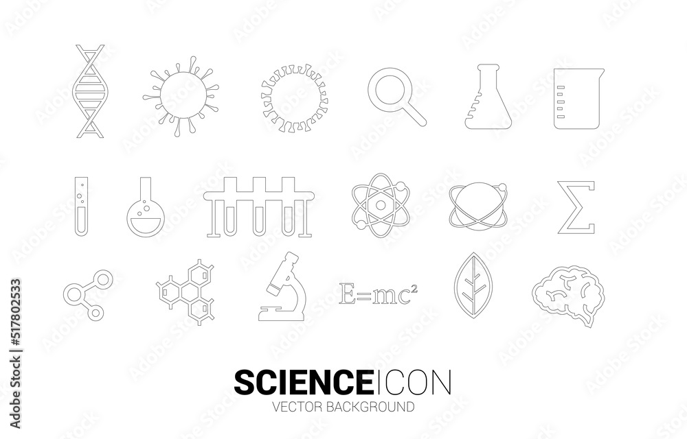 icon for science knowledge and laboratory. Concept for biology and research education. icon for science knowledge and laboratory. Concept for biology and research education.