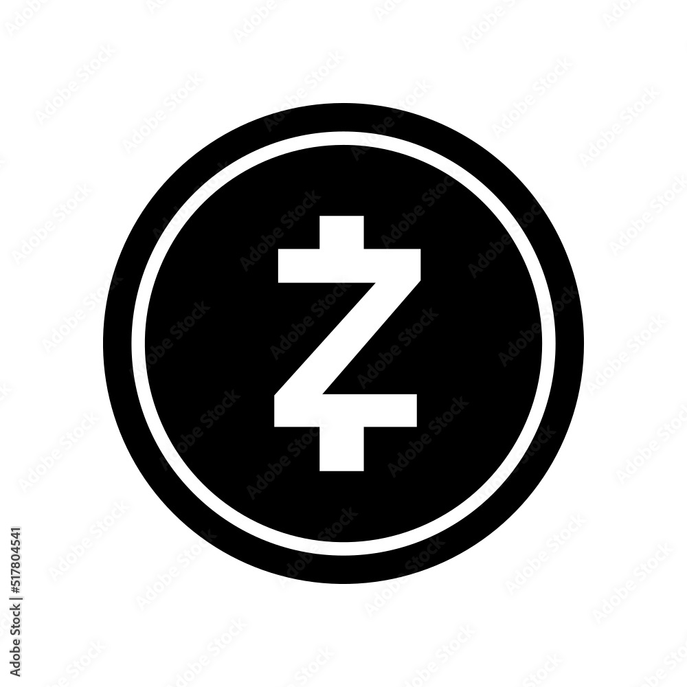 Zcash coin glyph icon Zcash coin glyph icon