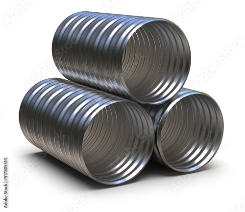 Corrugated metal pipe