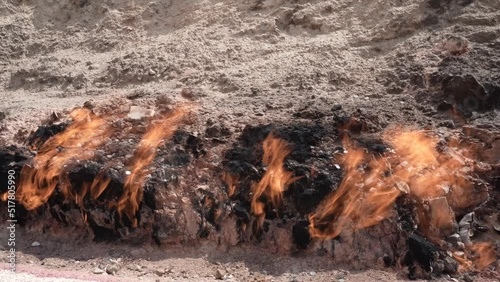 Natural Gas Leaks Burning Continuously in Azerbaijan