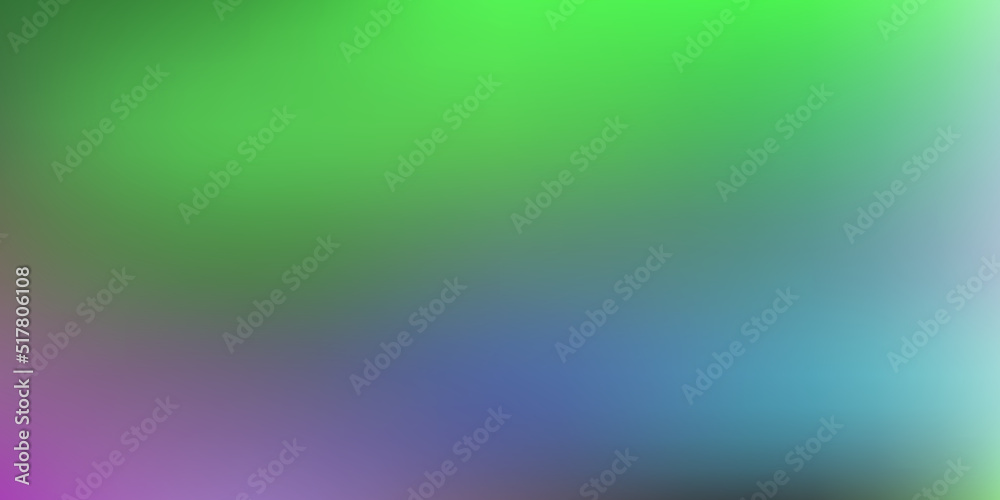 Light pink, green vector abstract blur drawing.