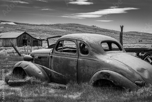 Abandoned Coupe - 1937 Chevrolet Coupe in Bodie Ghost Town