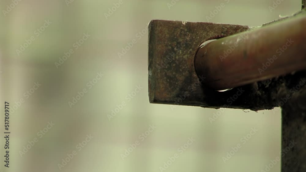 Jail Door Lock, Big Lock on the Door in Jail, Old Gate Lock in Olmos Prison, Buenos Aires Province, Argentina. Close Up. Jail Door Lock, Big Lock on the Door in Jail, Old Gate Lock in Olmos Prison, Buenos Aires Province, Argentina. Close Up.