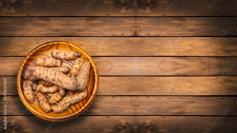 Turmeric is a very healthy spice - Curcuma longa Turmeric is a very healthy spice - Curcuma longa