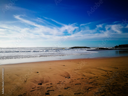 Great view of the sea and golden sands.