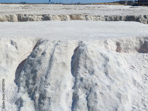 Fotografi Salt Hills Drying in the Sun