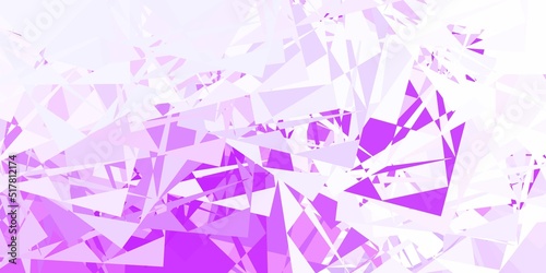 Light Purple vector background with random forms.