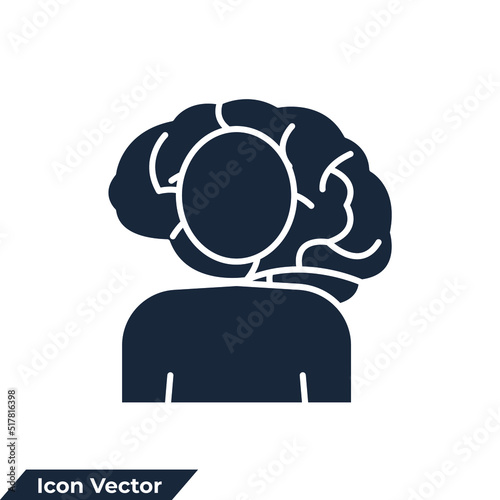 personality improvement icon logo vector illustration. ability symbol template for graphic and web design collection