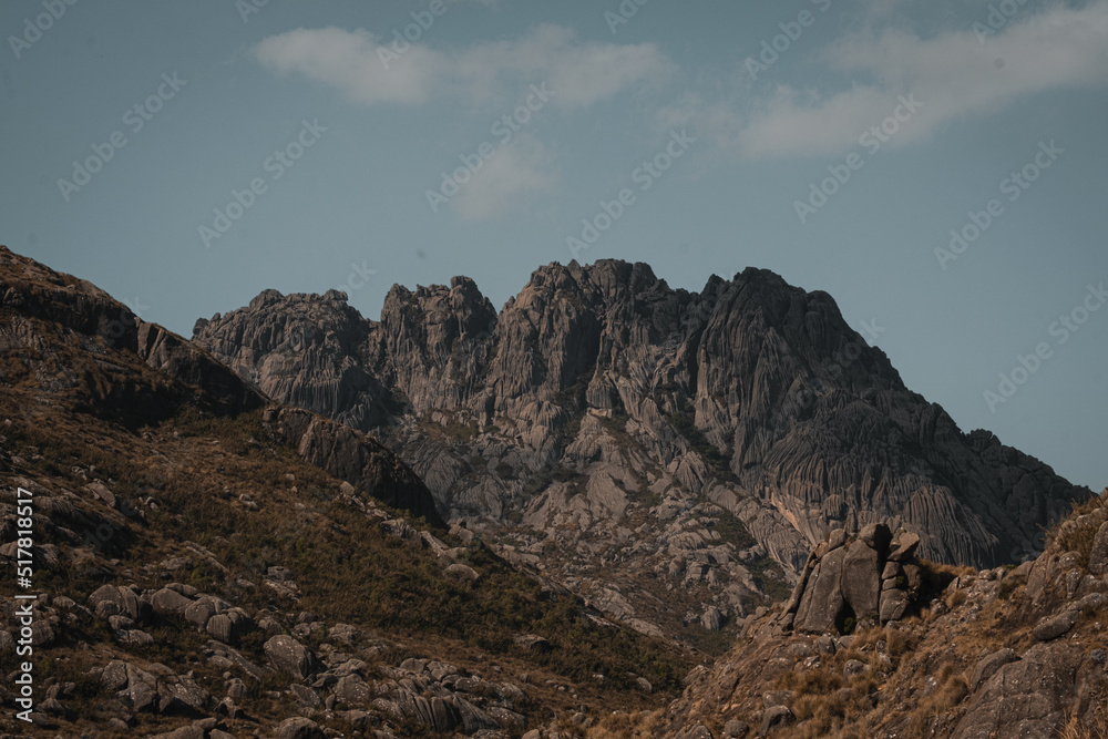 Mountain of stones in an arid place Itatiaia Mountain of stones in an arid place Itatiaia