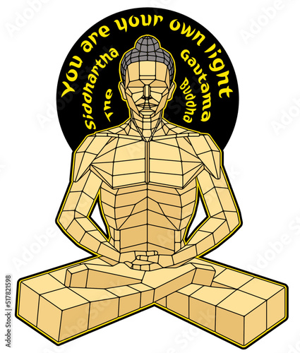 Lowpoly buddha
