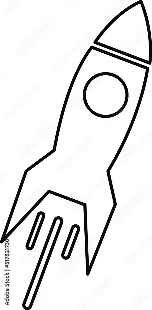 rocket vector in the sky, spaceship in the space, on white background..eps rocket vector in the sky, spaceship in the space, on white background..eps