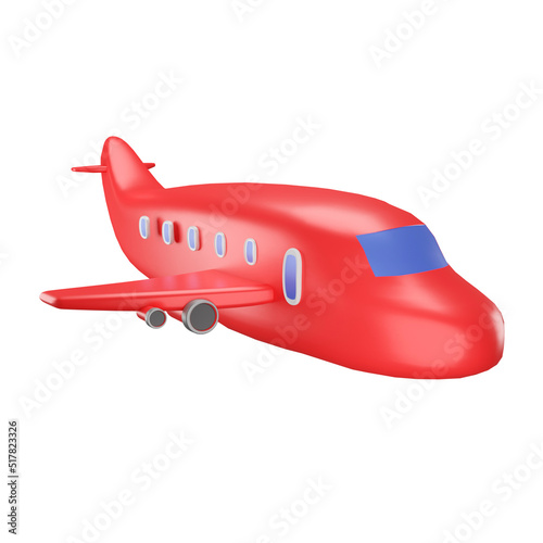 3d illustration Plane
