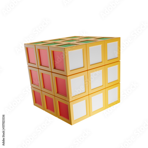 Obraz na plátně 3d illustration Rubric