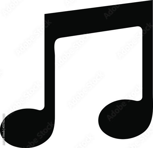 music vector icon illustration on white background..eps