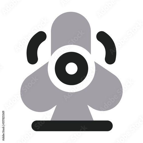 Turbine Windmill with Two Tone Icon
